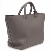 Сіро-бежева сумка шкіряна HERO 06107-1