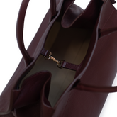 Бордова сумка шкіряна PEGGY 06243