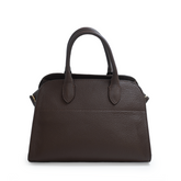 Темно-коричнева сумка шкіряна PEGGY 06244