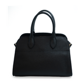 Чорна сумка шкіряна PEGGY 06244