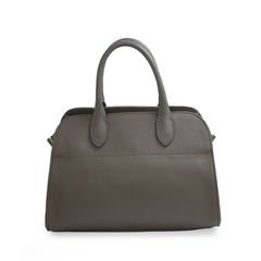 Темно-бежева сумка шкіряна PEGGY 06244