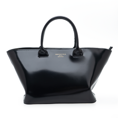 Чорна сумка шкіряна VITELLO SPECCHIO 06108