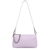 Бузкова сумка-багет шкіряна 433-14-PARME