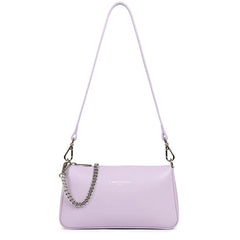 Бузкова сумка-багет шкіряна 433-14-PARME