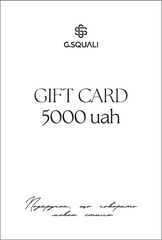 Gift card 5000 uah